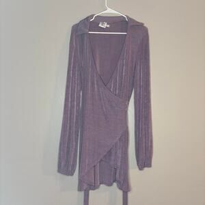 Princess polly wrap dress | Purple Dress |Y2k Fairy |Club